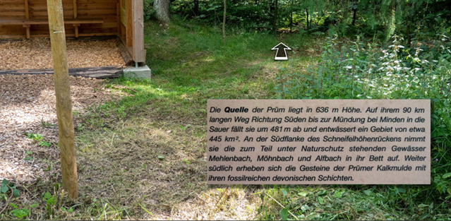 Neuenstein, Die Prüm, von der Quelle bis zur Mündung